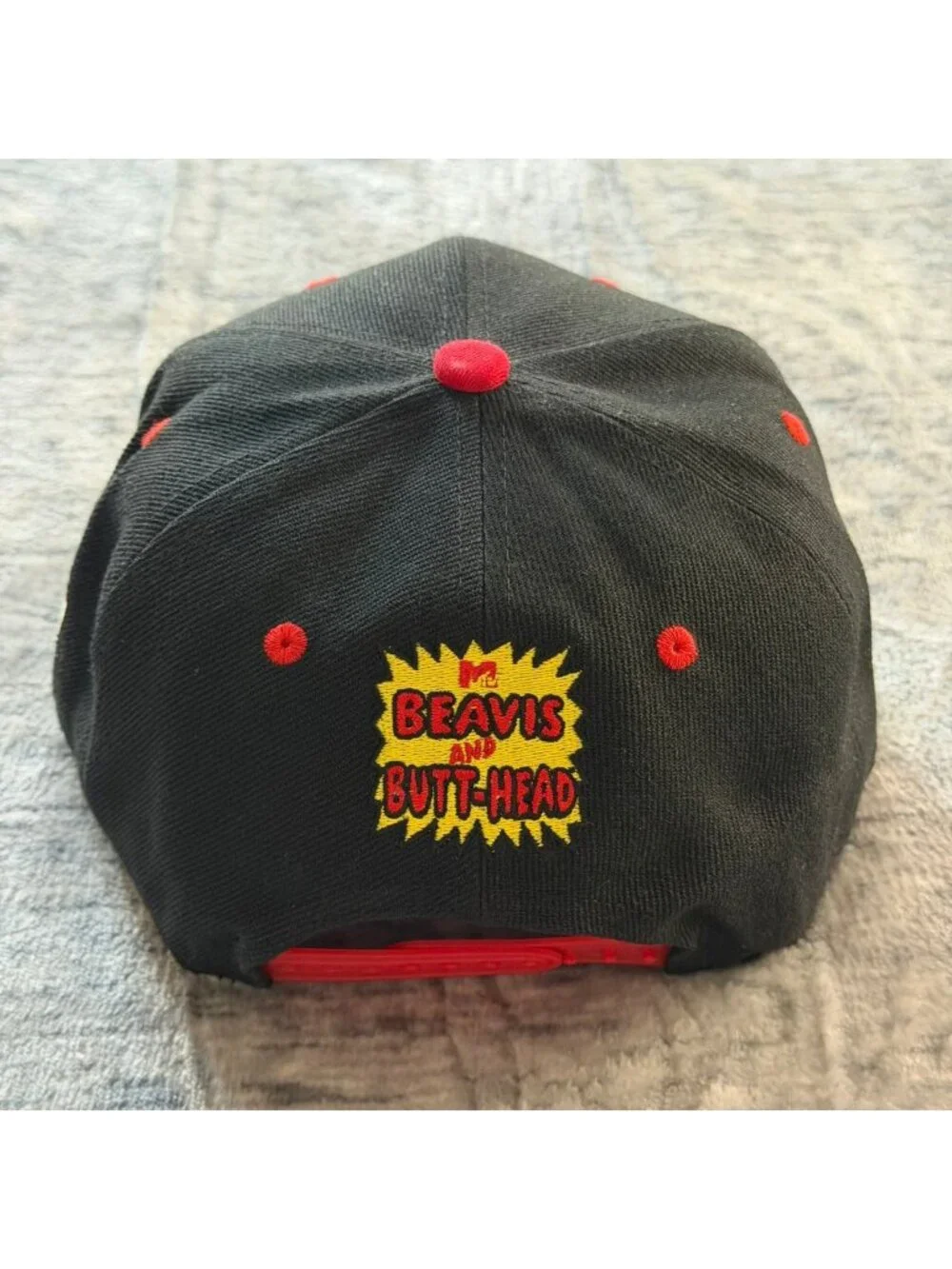 Headgear Classics Beavis and Butt-Head MTV Snapback Hat Men's One Size Black